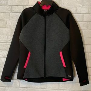 Hot Pink & Black Gym Yoga Workout Jacket